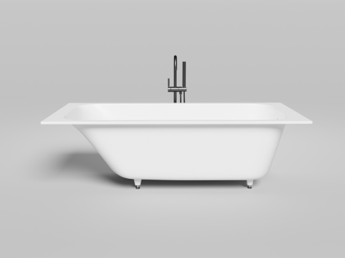 Ванна из литьевго мрамора Salini ORLANDA 102012G 180х80 встраиваемая прямоугольная с ножками - фото 4